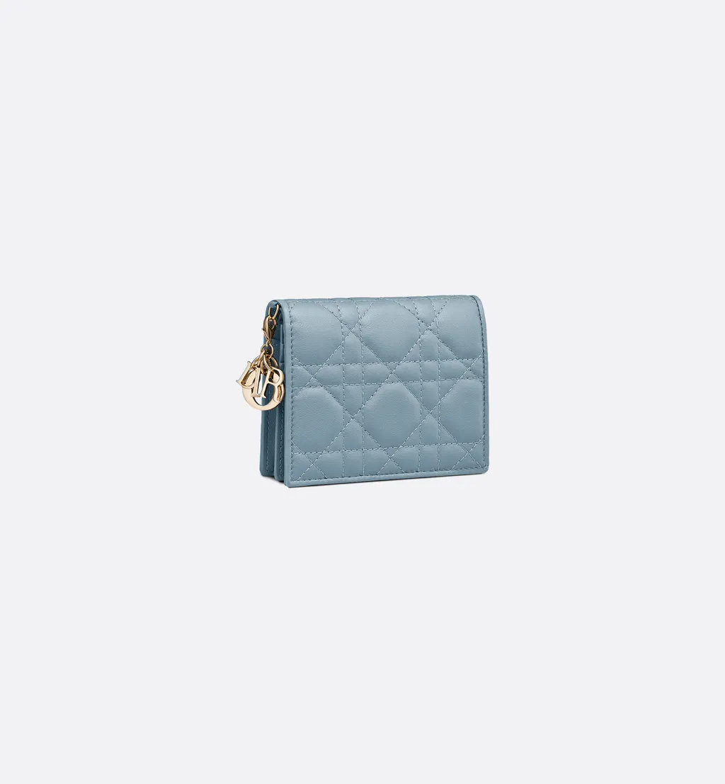 Mini Lady Dior Gardenia Wallet