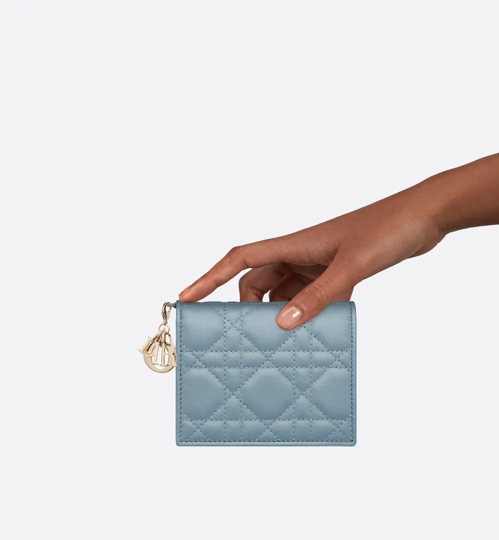 Mini Lady Dior Gardenia Wallet