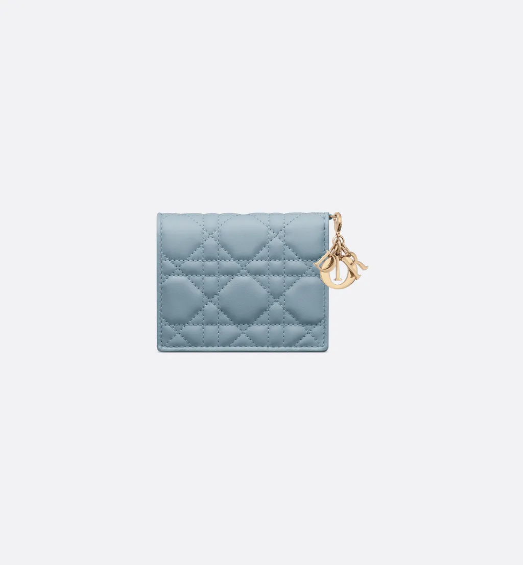 Mini Lady Dior Gardenia Wallet