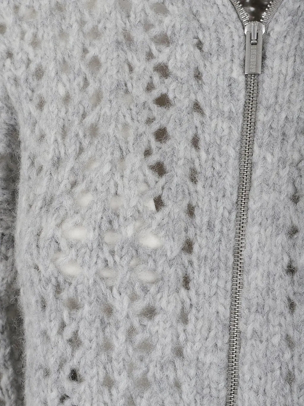 Peserico Open-Knit Zip Sweater