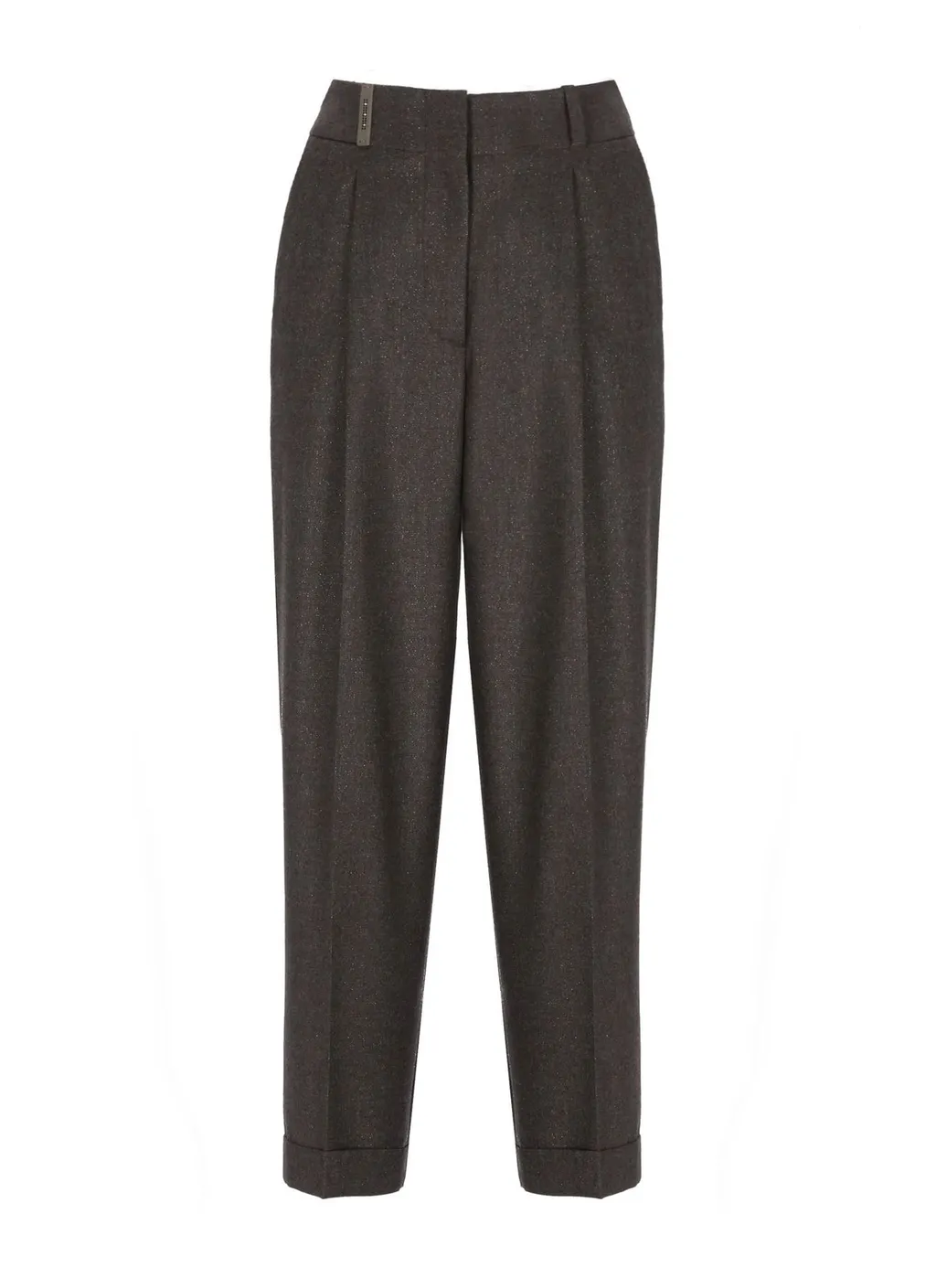 Peserico Elastic Waist Wool Pants