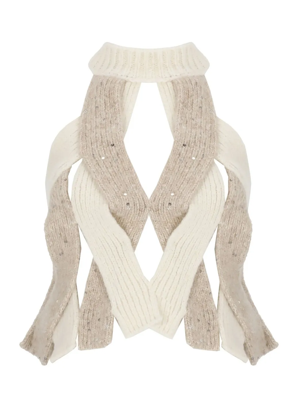 Peserico Aurea Perforated Sleeveless Top
