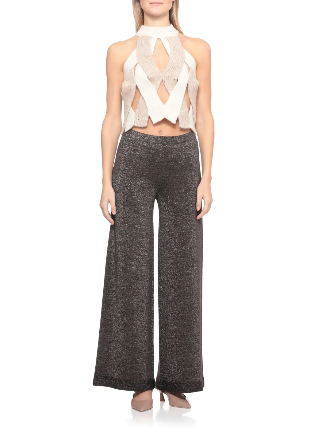 Peserico Aurea Perforated Sleeveless Top