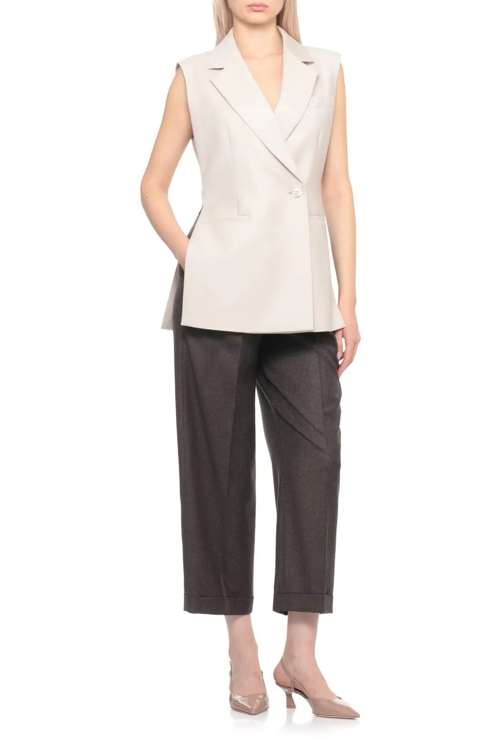 Peserico Sleeveless Gilet Jacket