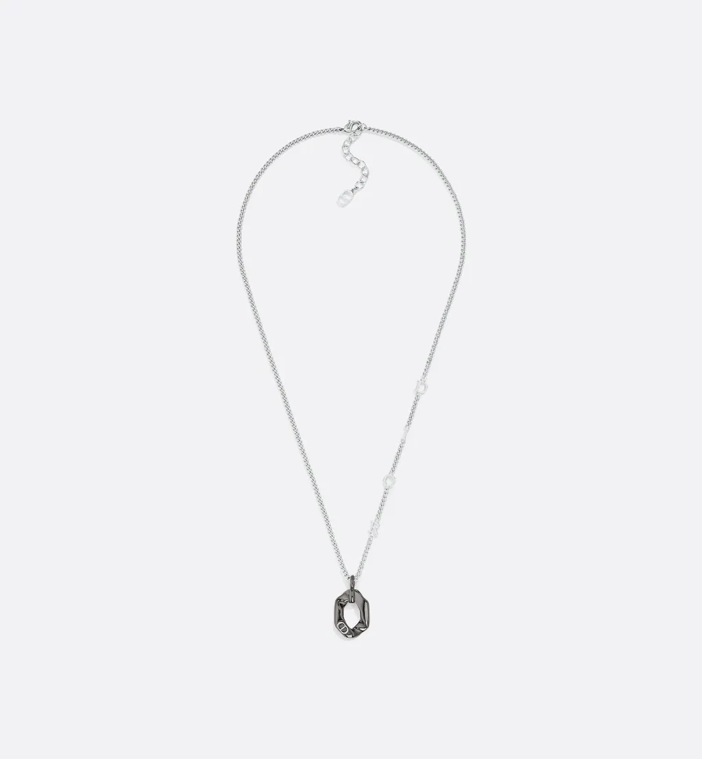 Dior Contrast Pendant Necklace