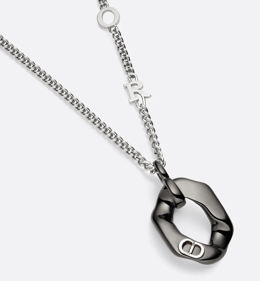 Dior Contrast Pendant Necklace