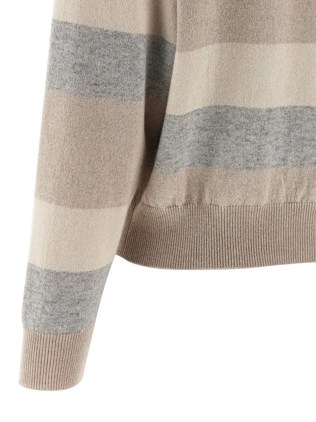 Peserico Striped Beaded Knitwear