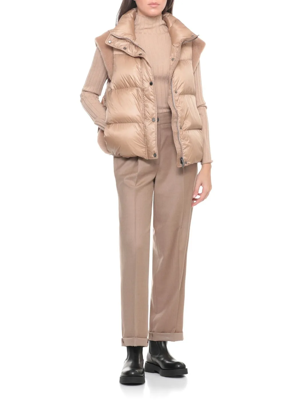 Peserico Lurex Turtleneck Knitwear