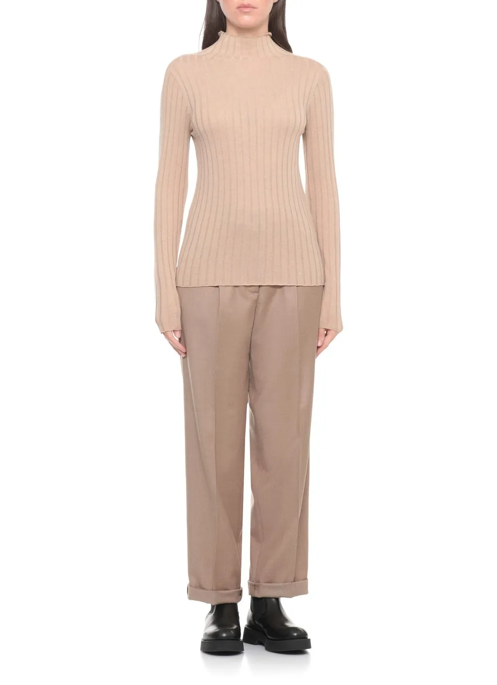 Peserico Lurex Turtleneck Knitwear