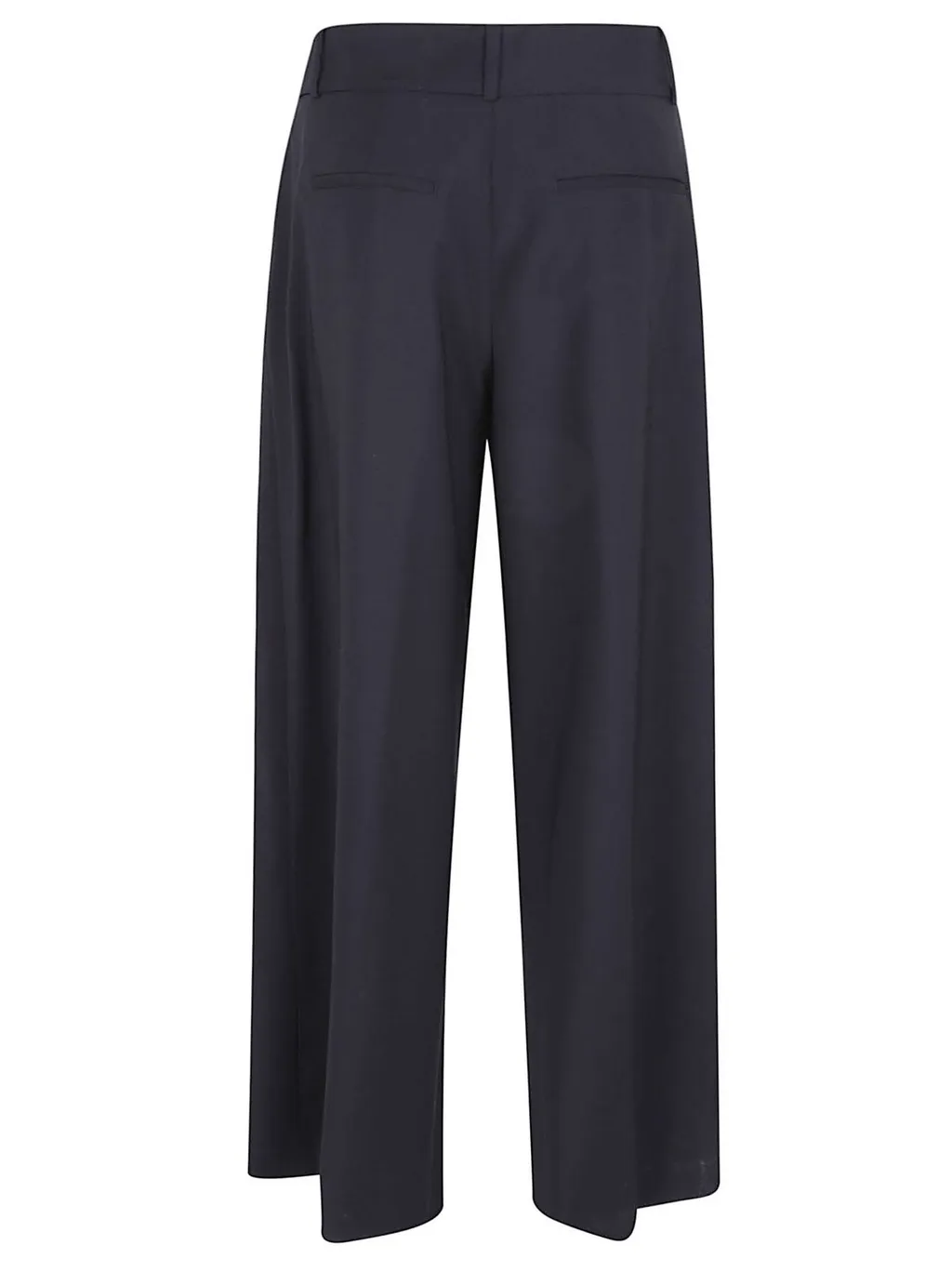 Peserico Wool Blend Wide-Leg Pants