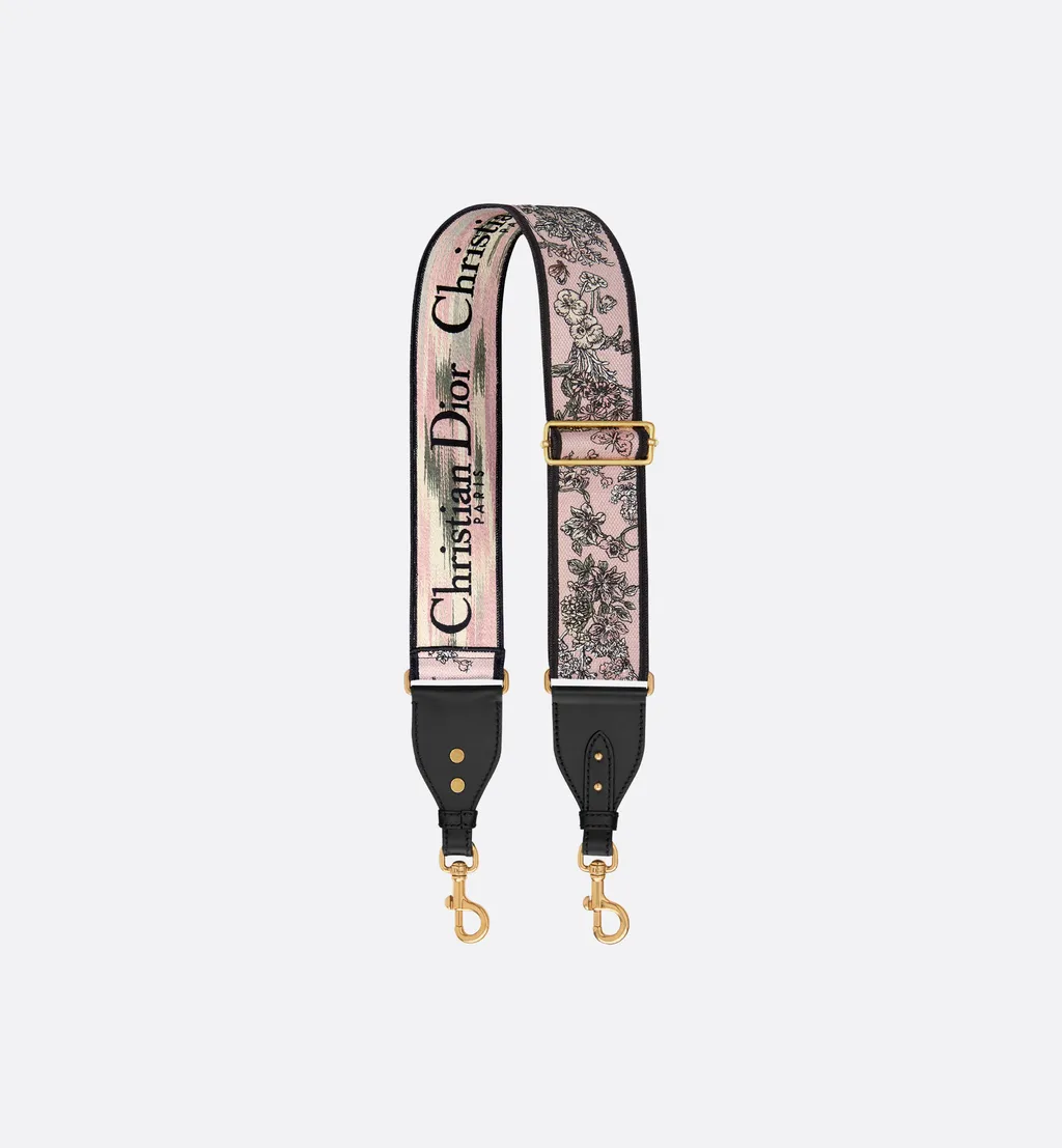 Dior Lucky Adjustable Shoulder Strap With Ring