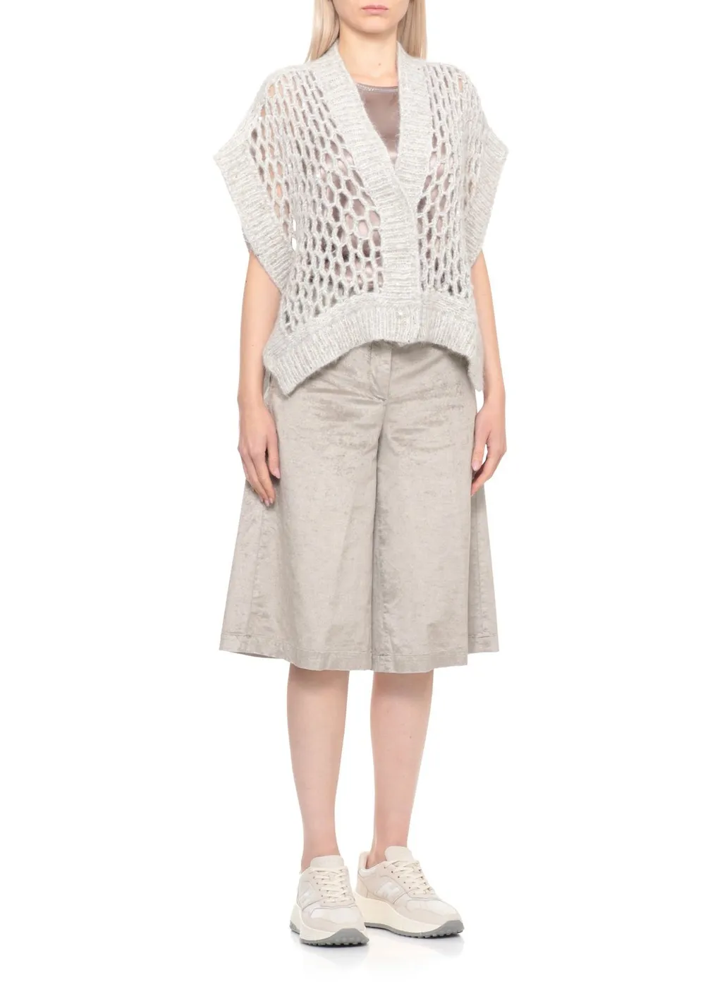 Peserico Perforated Sleeveless Knitwear