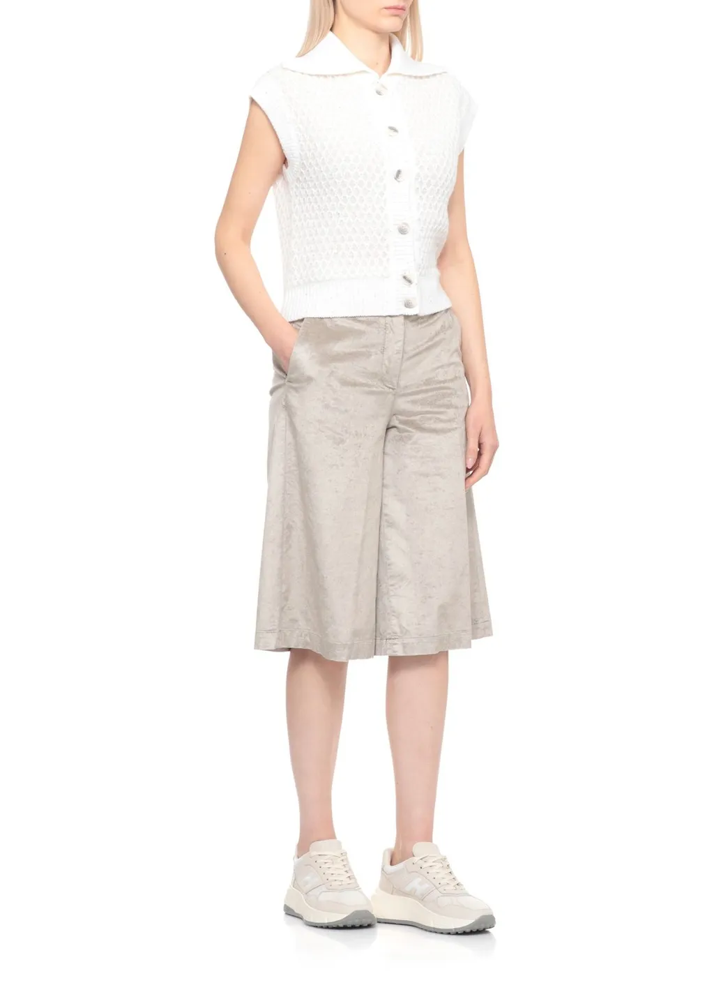 Peserico Paillette Knit Vest