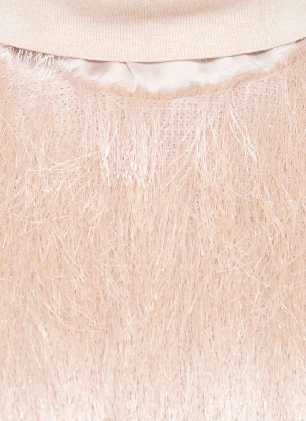 Peserico Aurea Fringed Sleeveless Dress