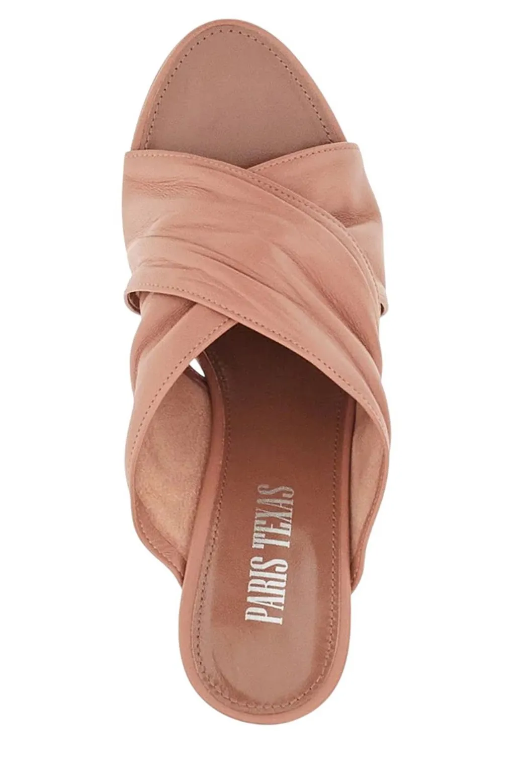 Paris Texas Maria Ruched Mules