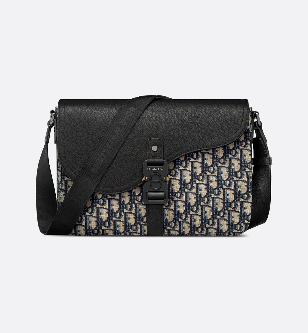 Medium Saddle Messenger Bag With Flap
