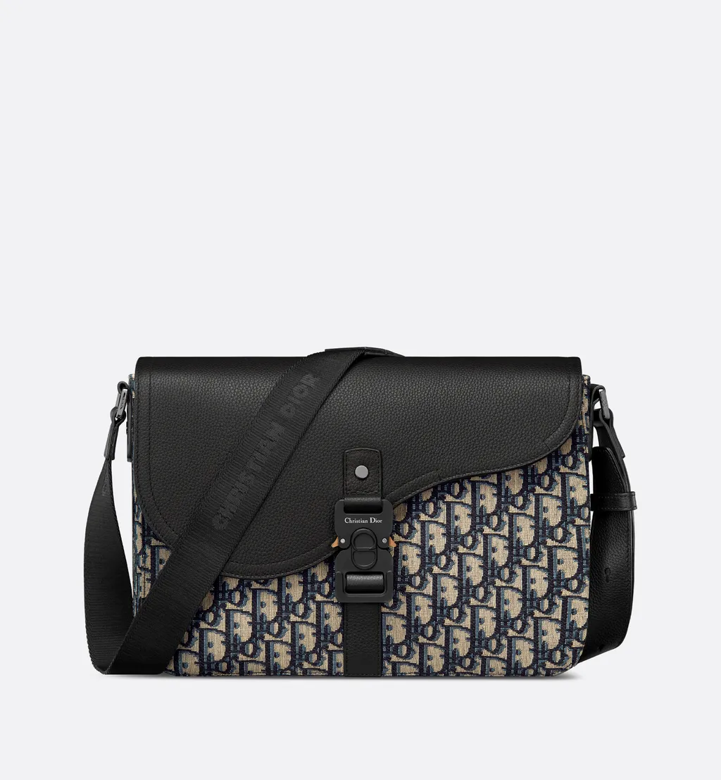 Medium Saddle Messenger Bag With Flap