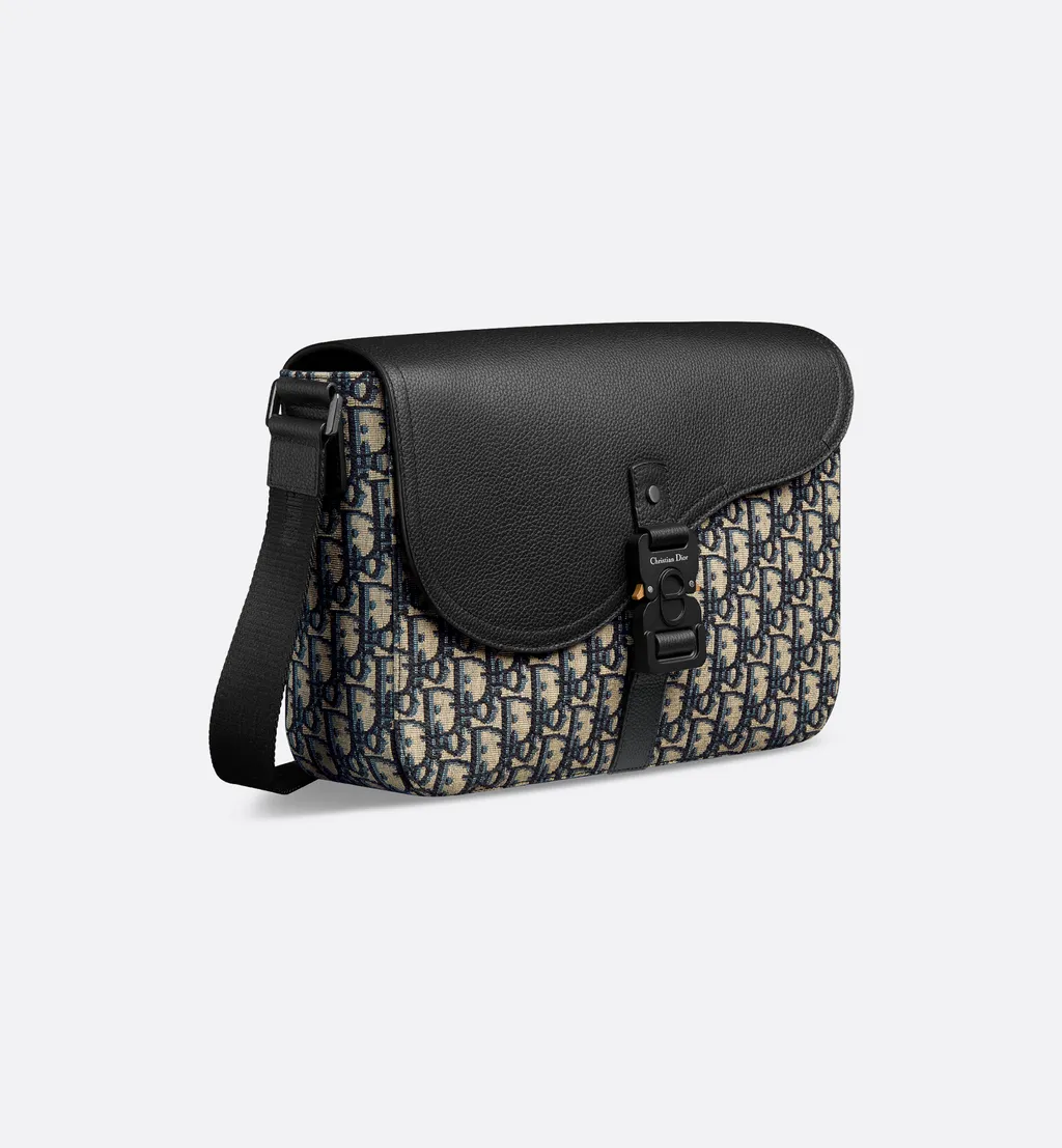 Medium Saddle Messenger Bag With Flap
