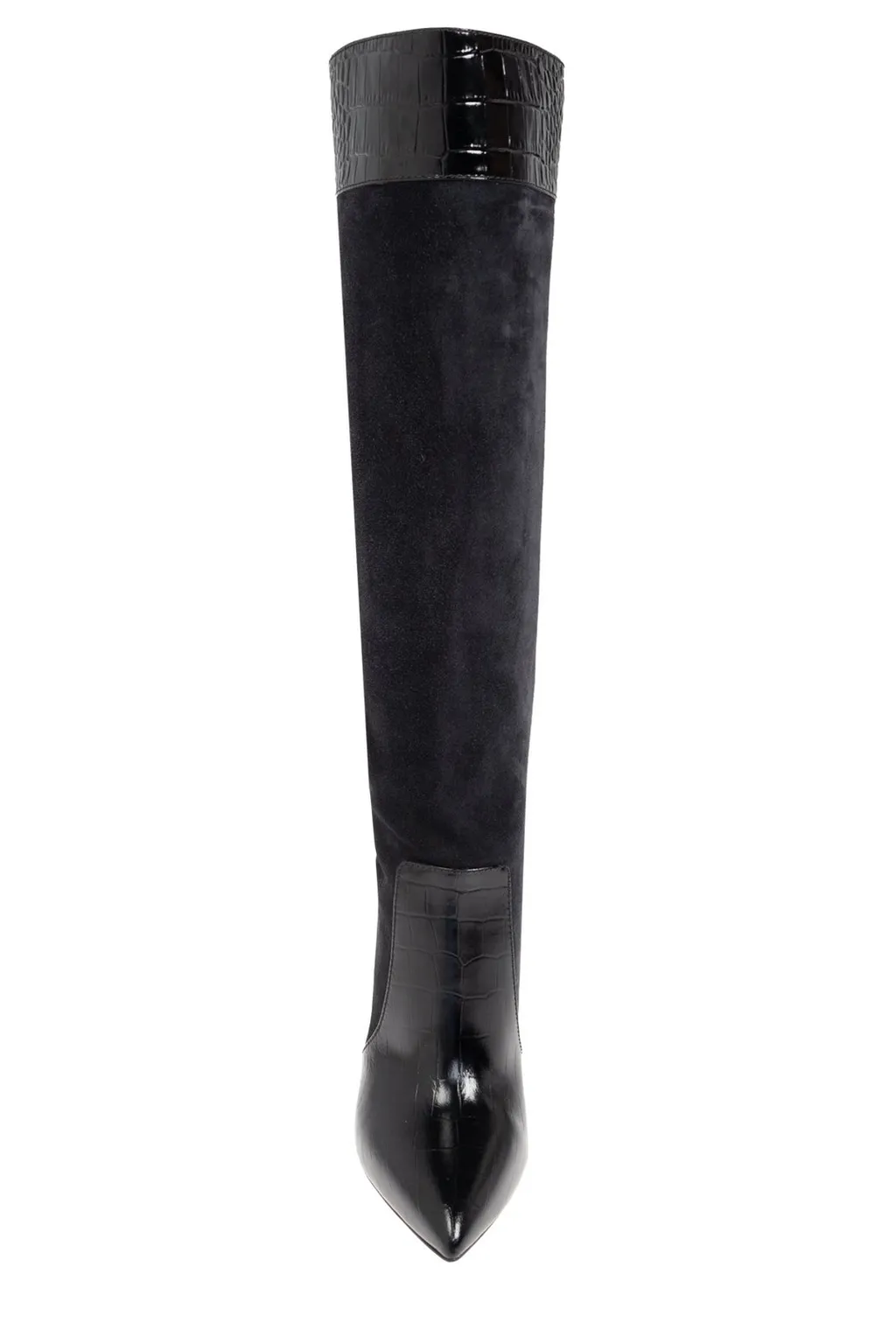 Paris Texas Embossed Point-Toe Stiletto Boots