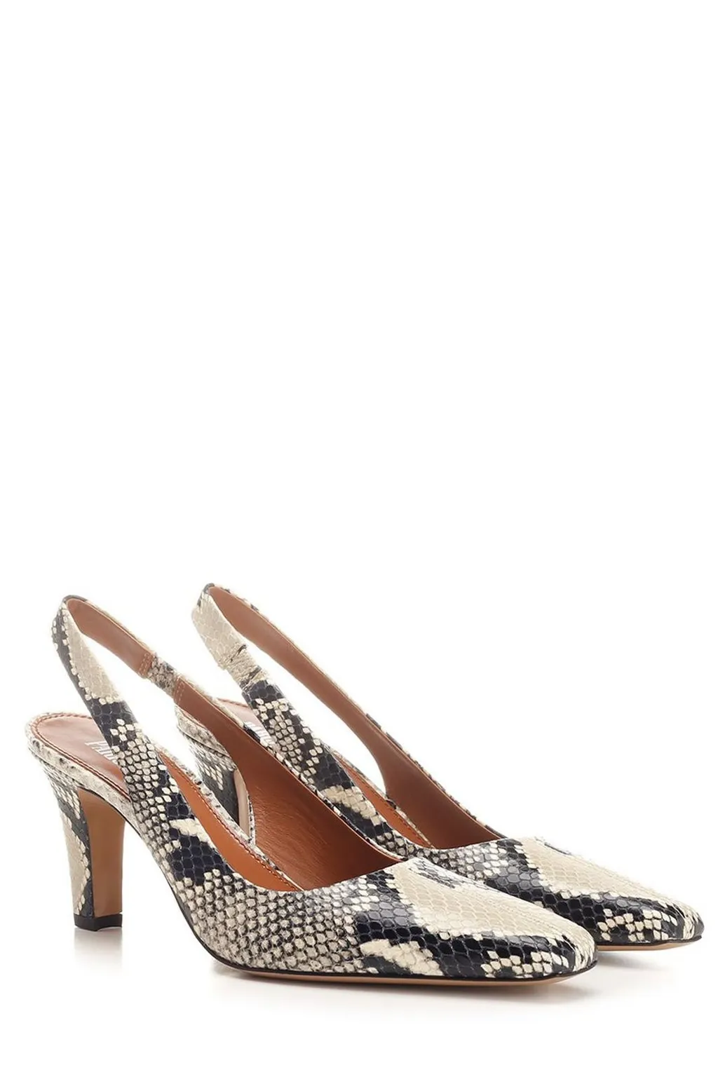 Paris Texas Belle Embossed Slingback Pumps