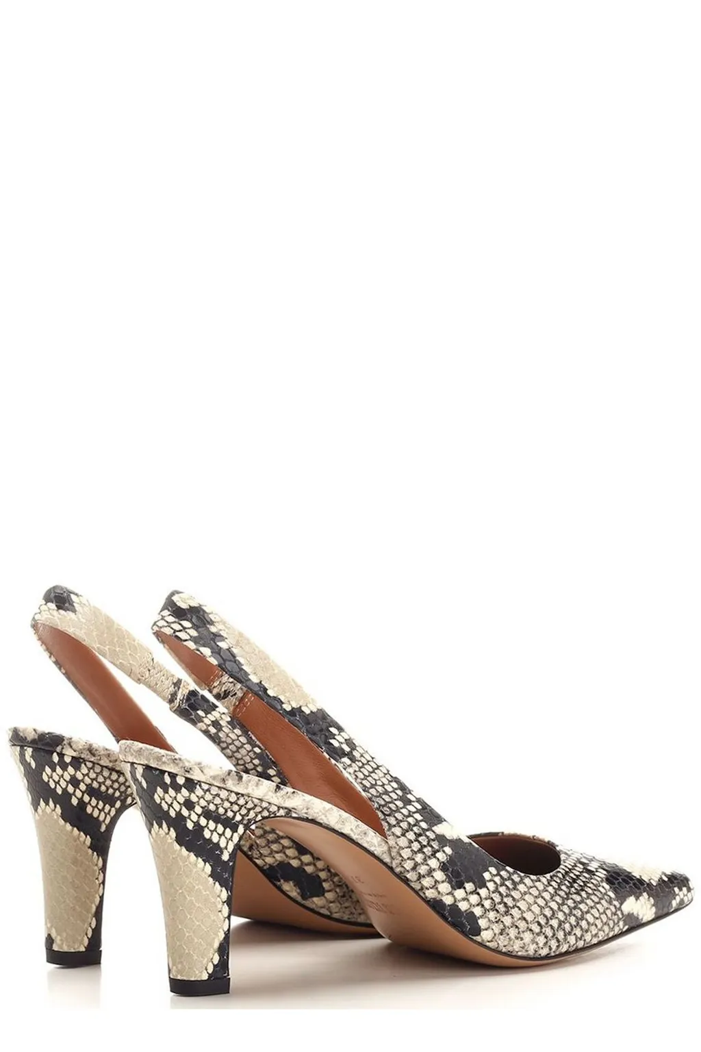 Paris Texas Belle Embossed Slingback Pumps