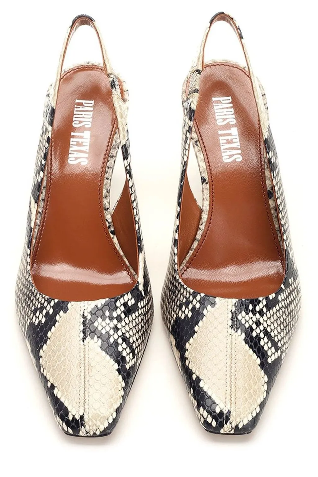 Paris Texas Belle Embossed Slingback Pumps