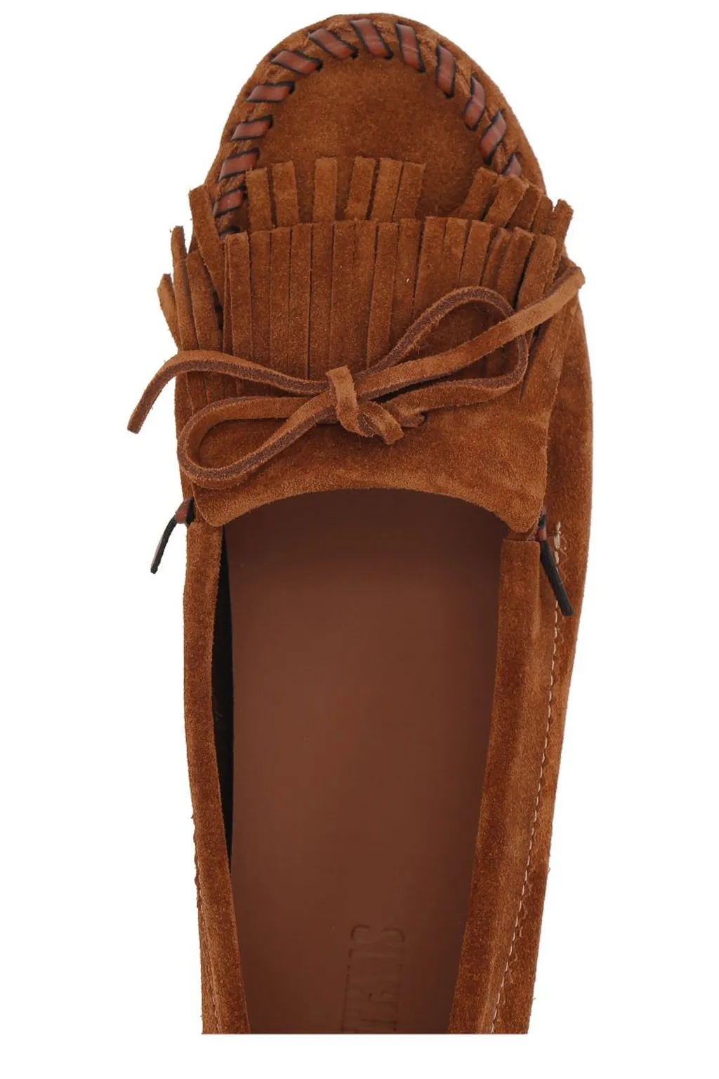 Paris Texas Finge Detailed Flat Shoes