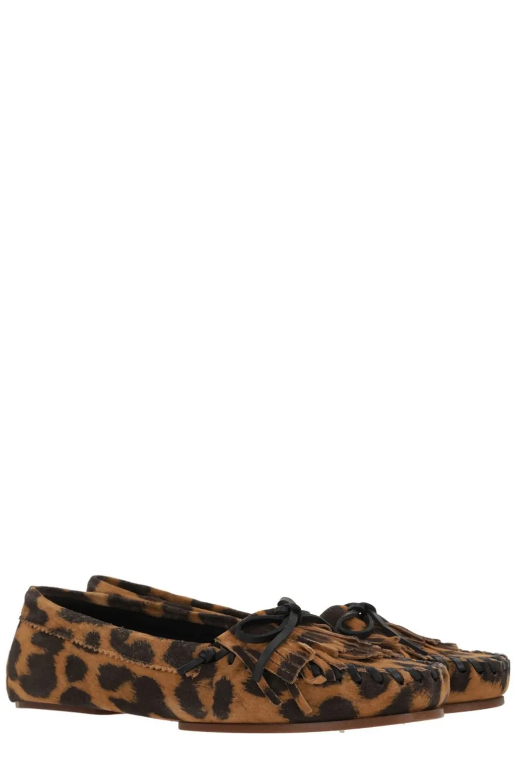 Paris Texas Indiana Leopard Printed Loafers