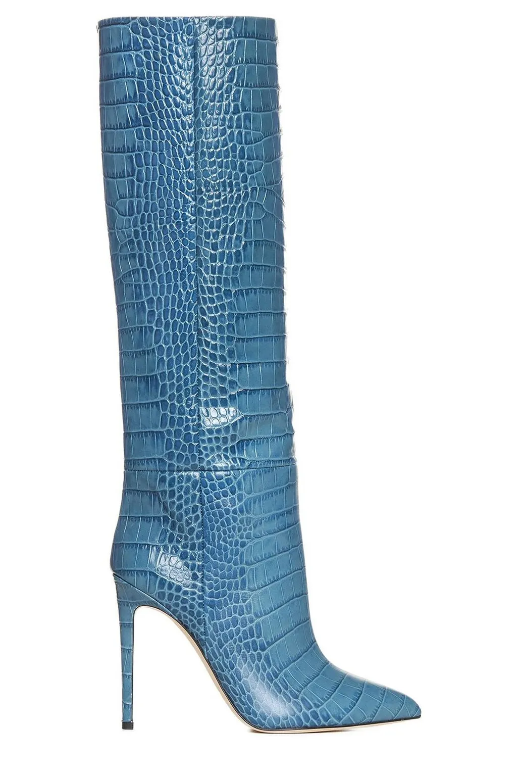 Paris Texas Embossed Knee-High Stiletto Boots