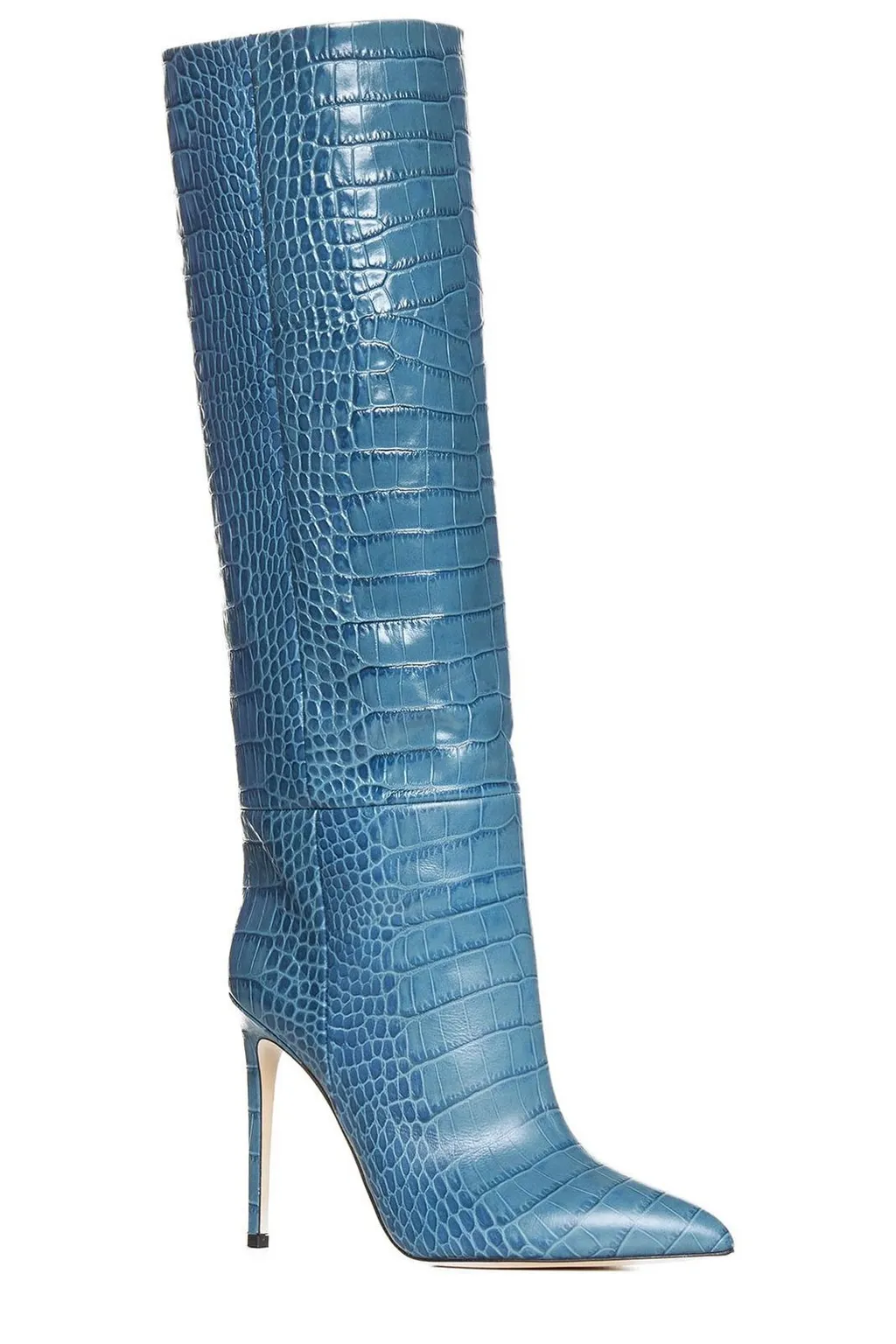 Paris Texas Embossed Knee-High Stiletto Boots