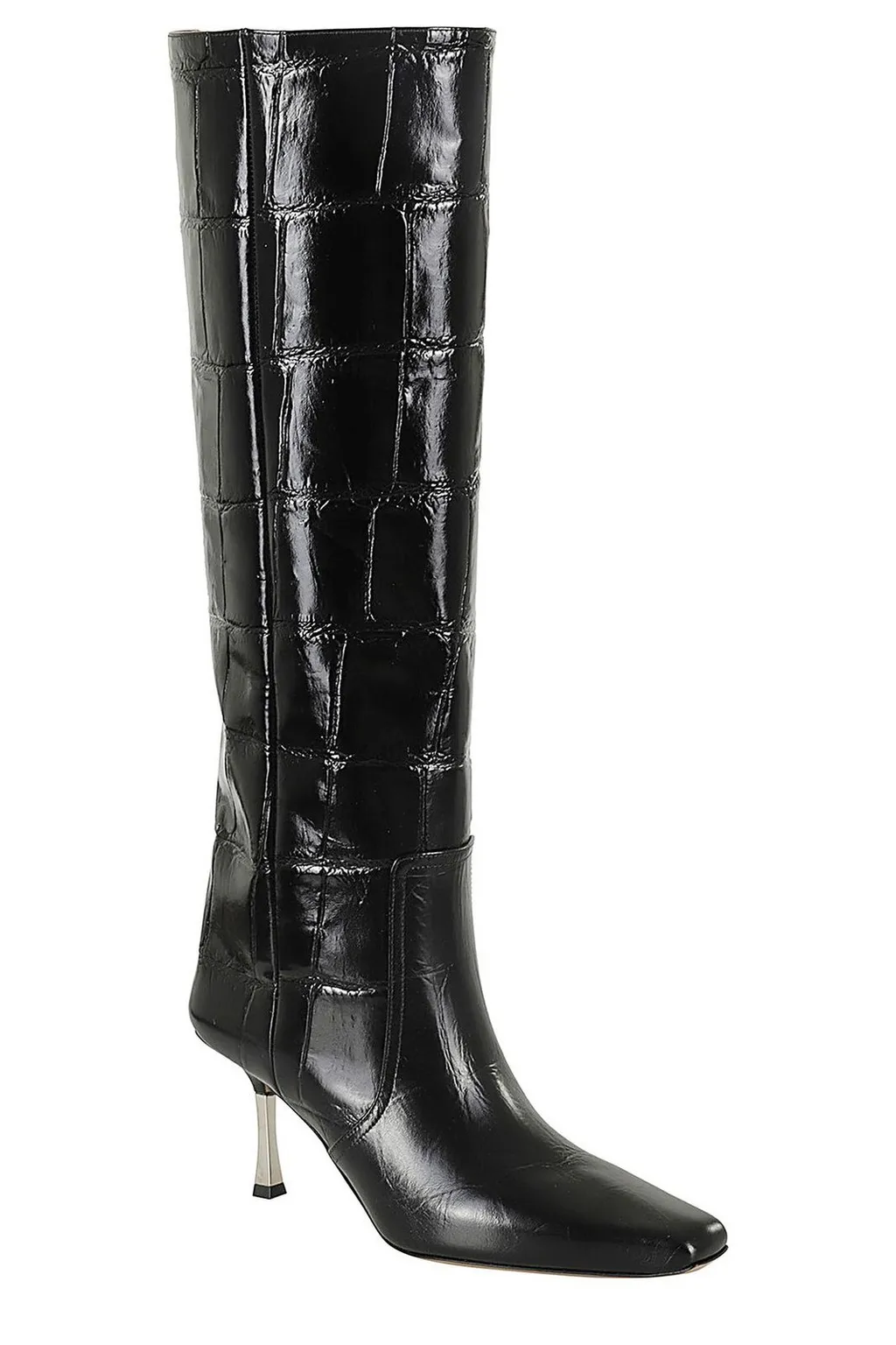 Paris Texas Embossed High Heeled Boots