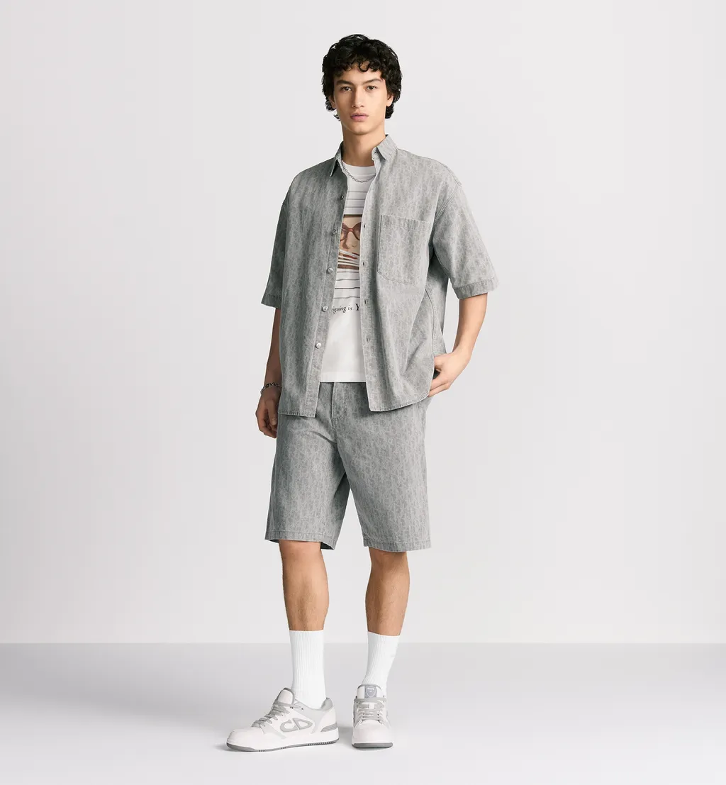 Dior Oblique Short-Sleeved Overshirt