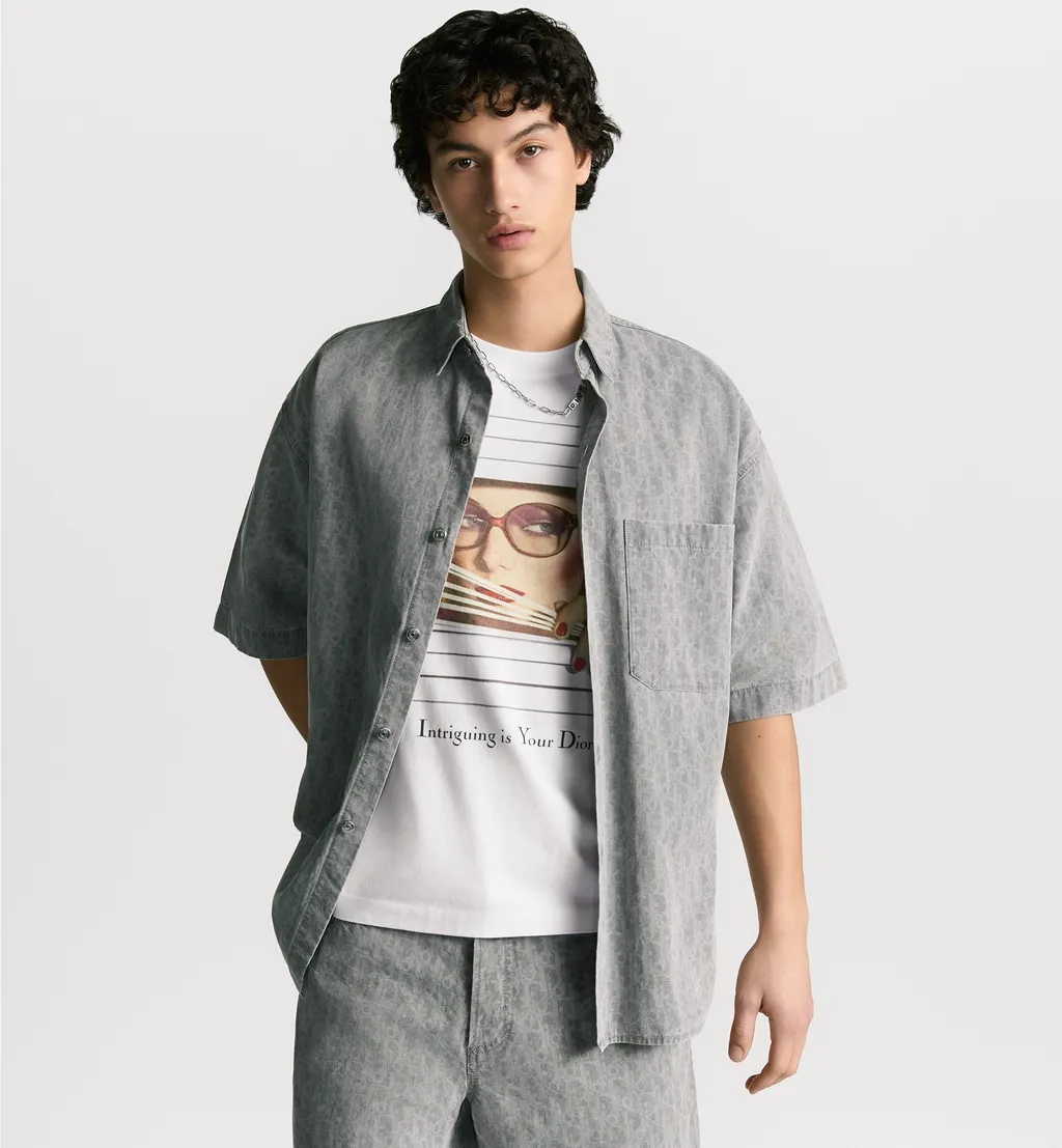 Dior Oblique Short-Sleeved Overshirt