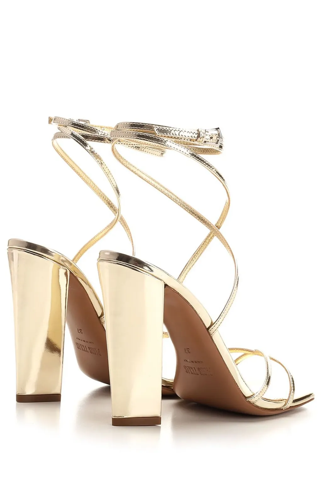 Paris Texas Diana Crossover Strap Heeled Sandals