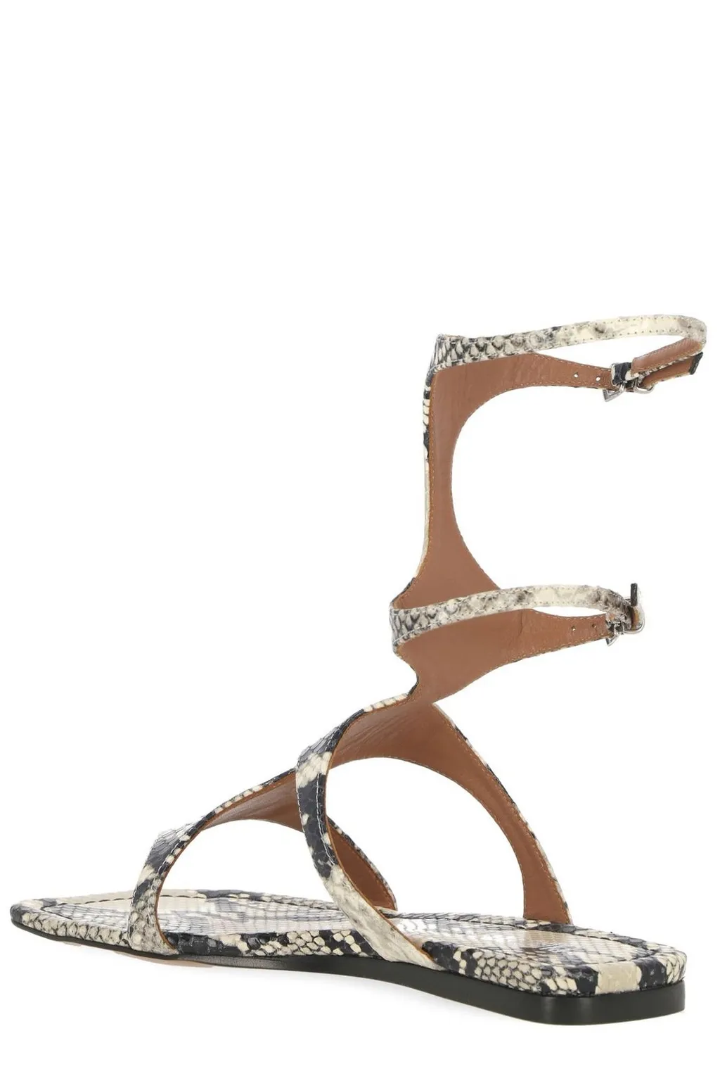 Paris Texas Uma Embossed Flat Sandals