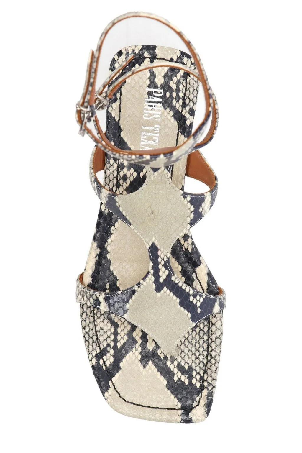 Paris Texas Uma Embossed Flat Sandals