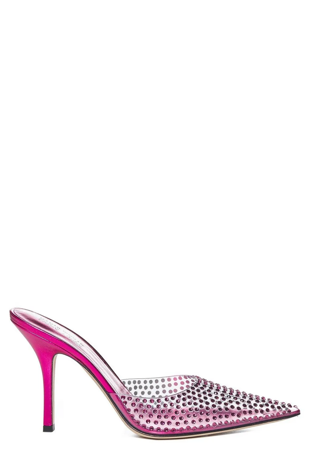 Paris Texas Embellished Pointed Toe Mules