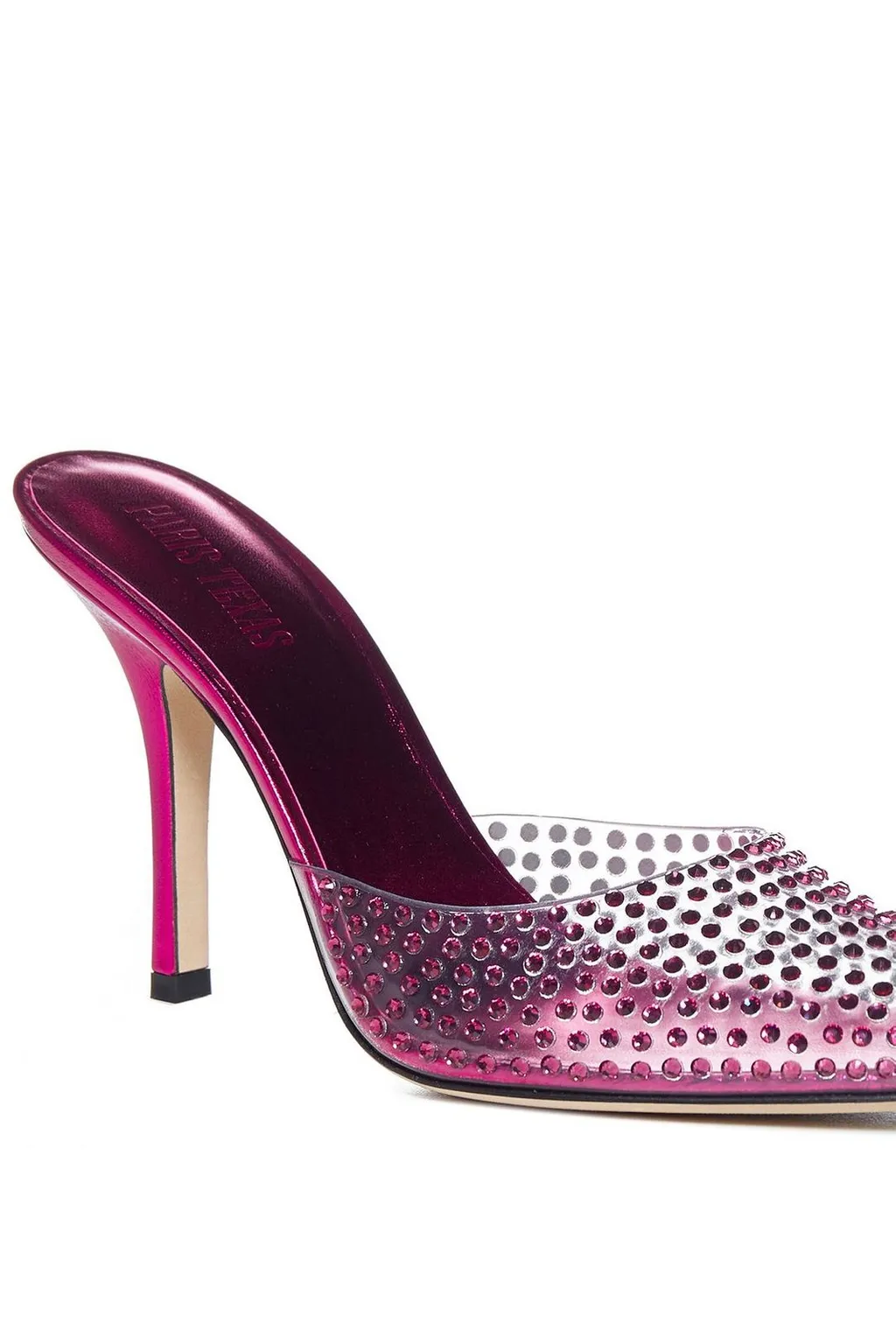 Paris Texas Embellished Pointed Toe Mules
