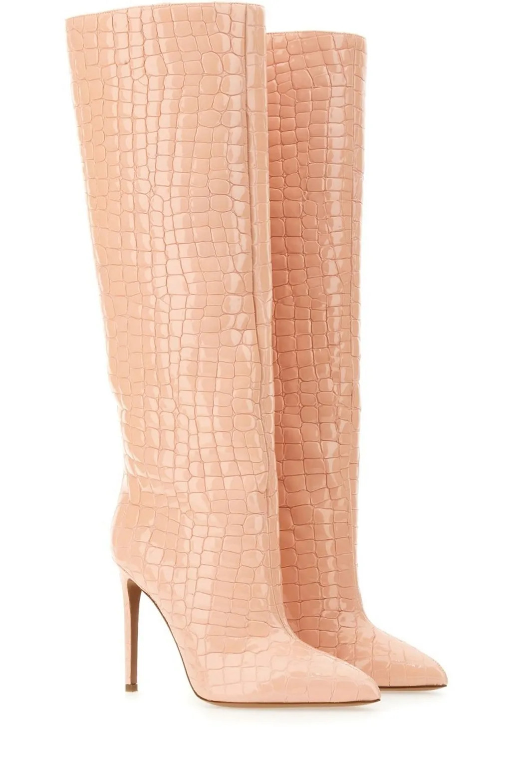 Paris Texas Embossed Heeled Boots
