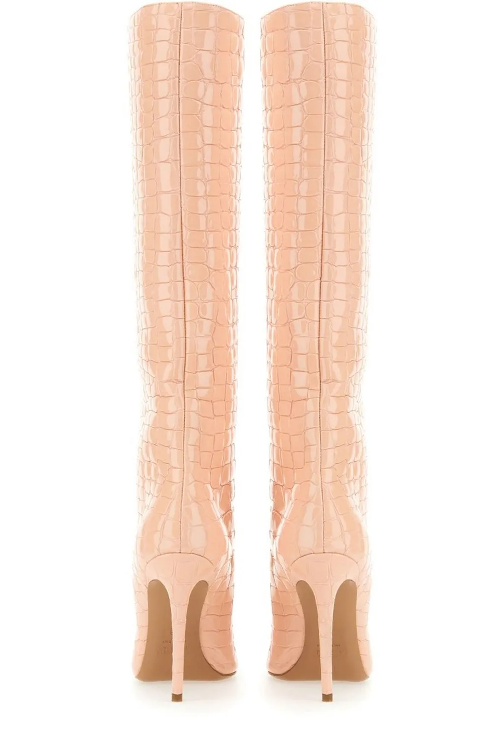 Paris Texas Embossed Heeled Boots
