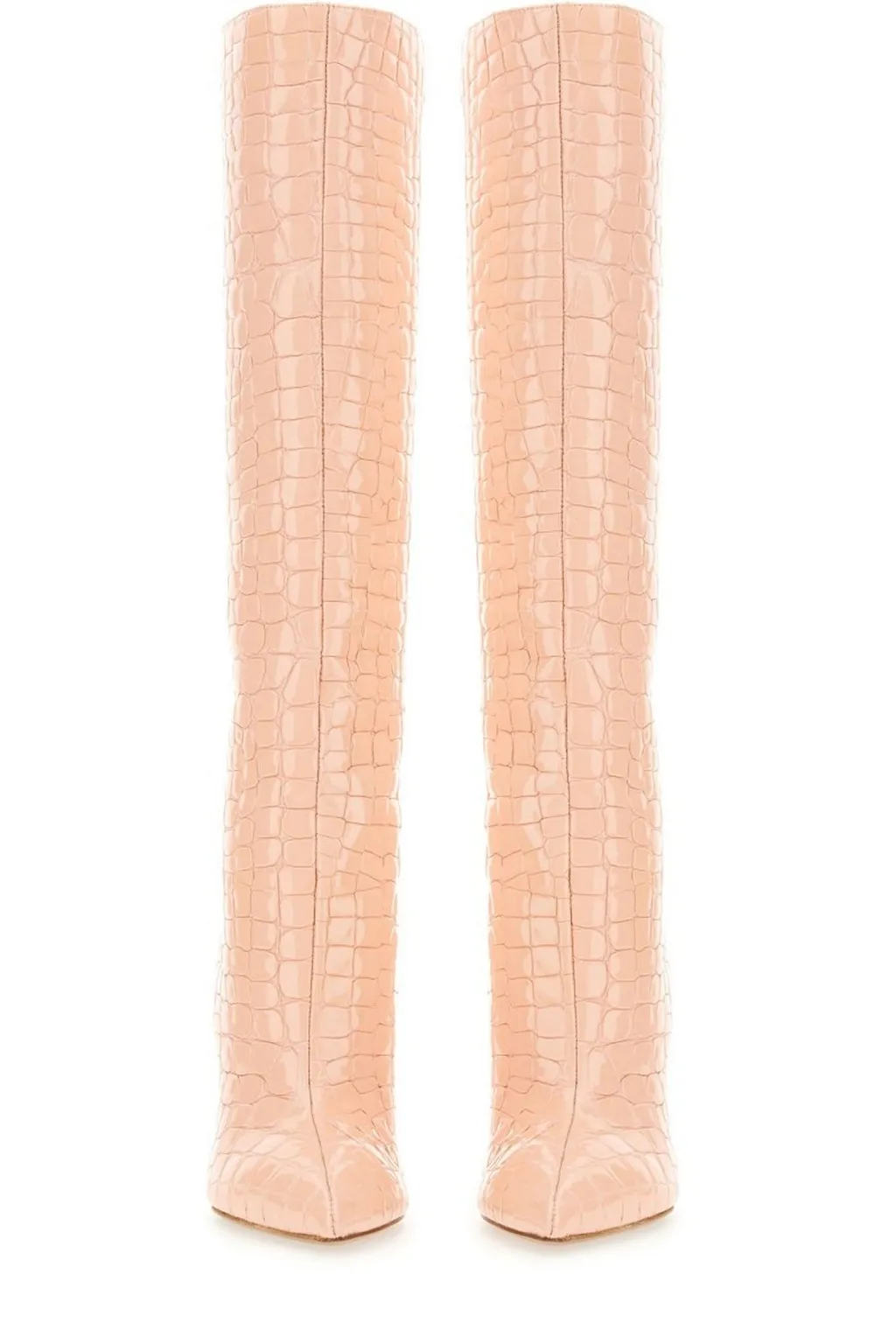 Paris Texas Embossed Heeled Boots