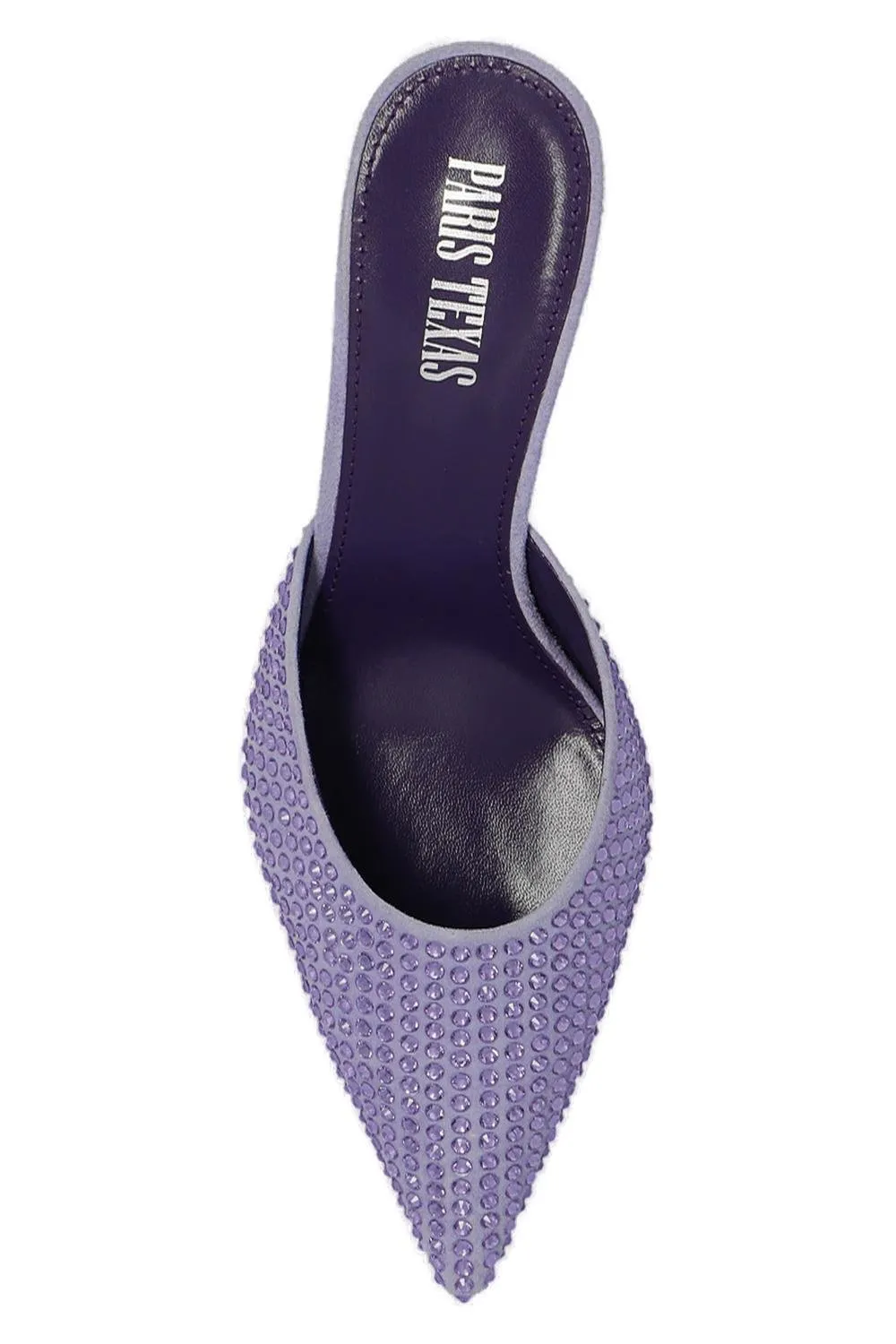 Paris Texas Hollywood Embellished Heeled Mules