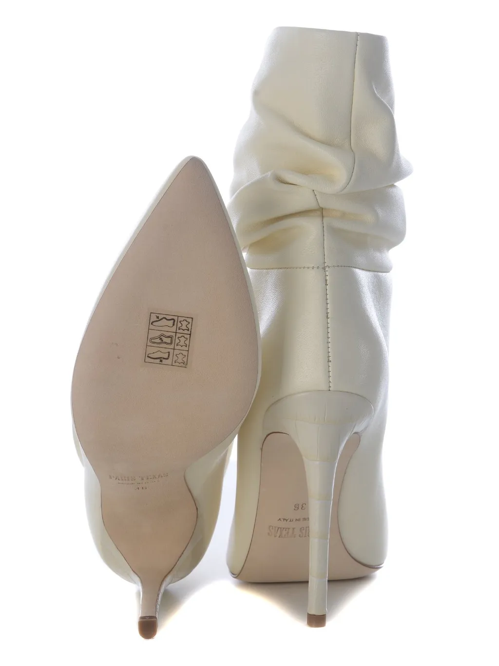 Paris Texas Slouch Detailed Pointed Toe Boots