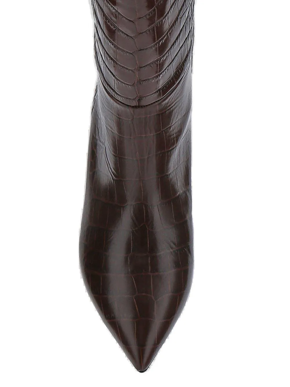 Paris Texas Pointed Toe Mid Heeled Boots