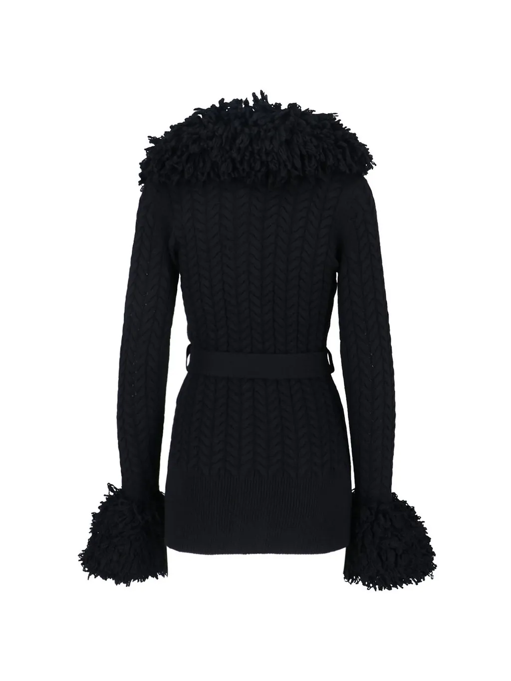 Patou Frill-Trimmed Button-Up Cardigan