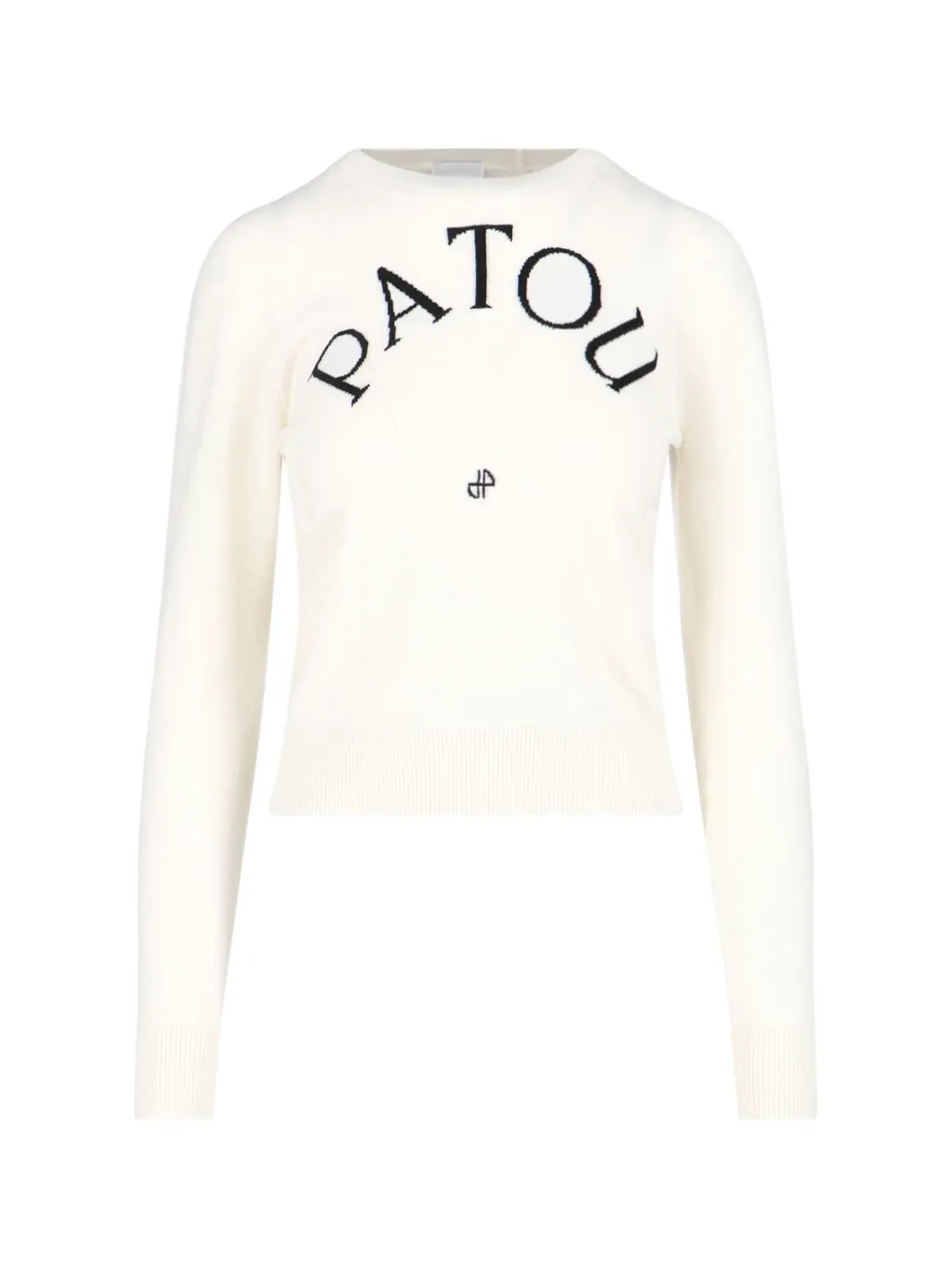 Patou Logo Intarsia Knit Sweater