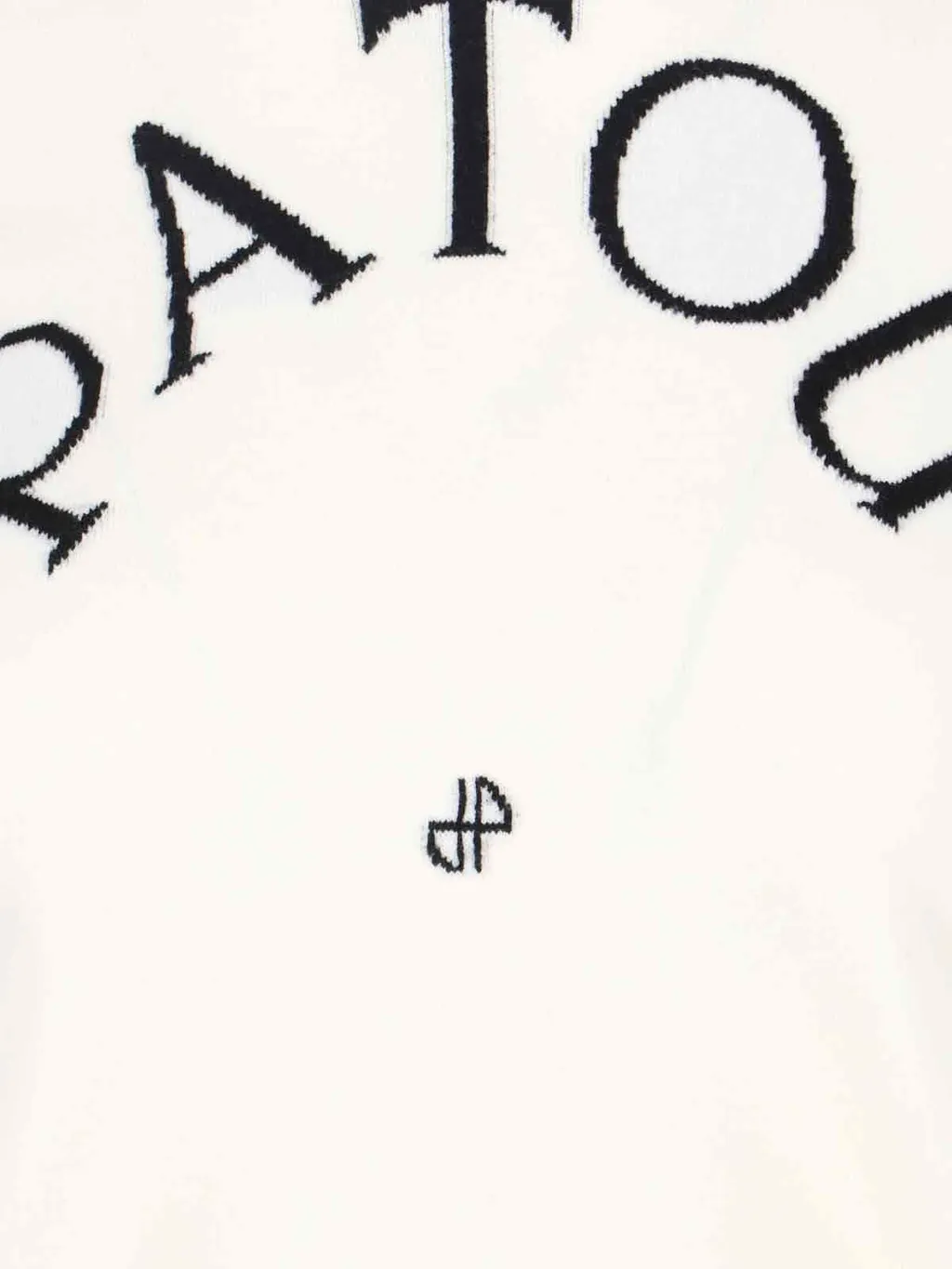 Patou Logo Intarsia Knit Sweater