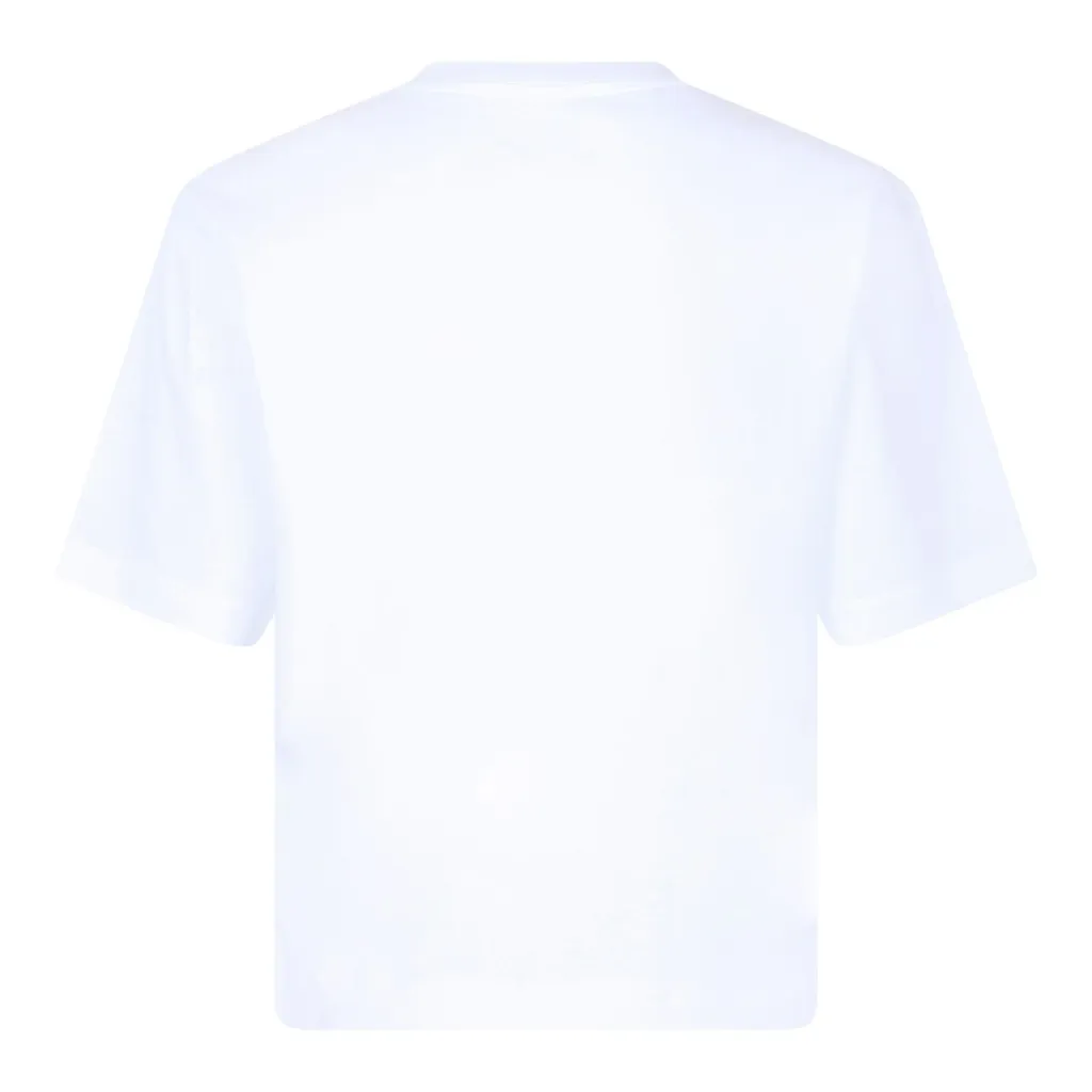 Patou Logo Embroidered Cropped Top