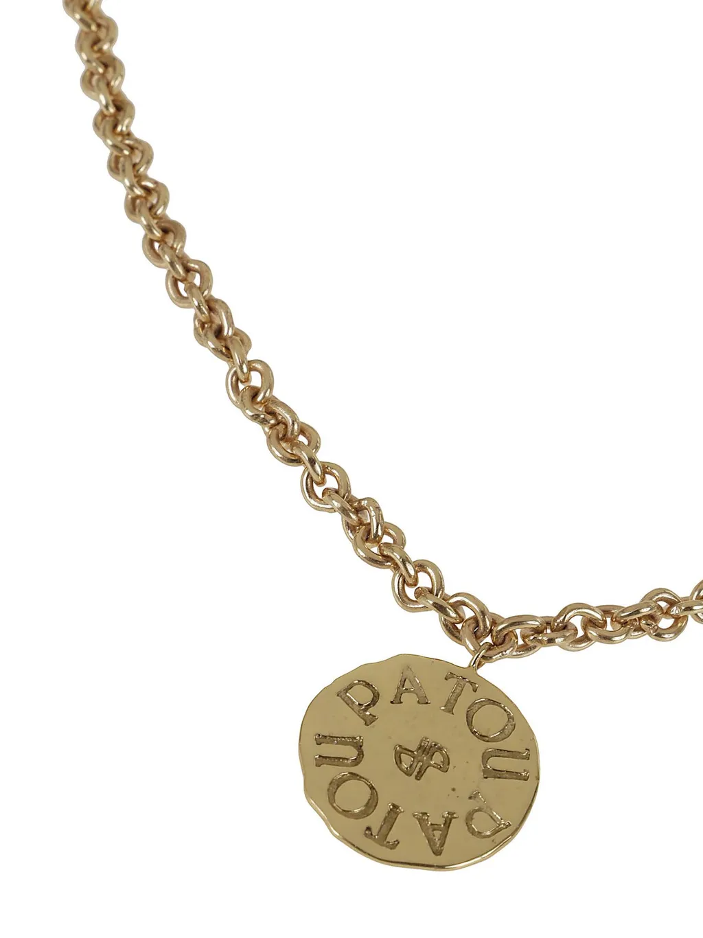 Patou Logo Engraved Necklace