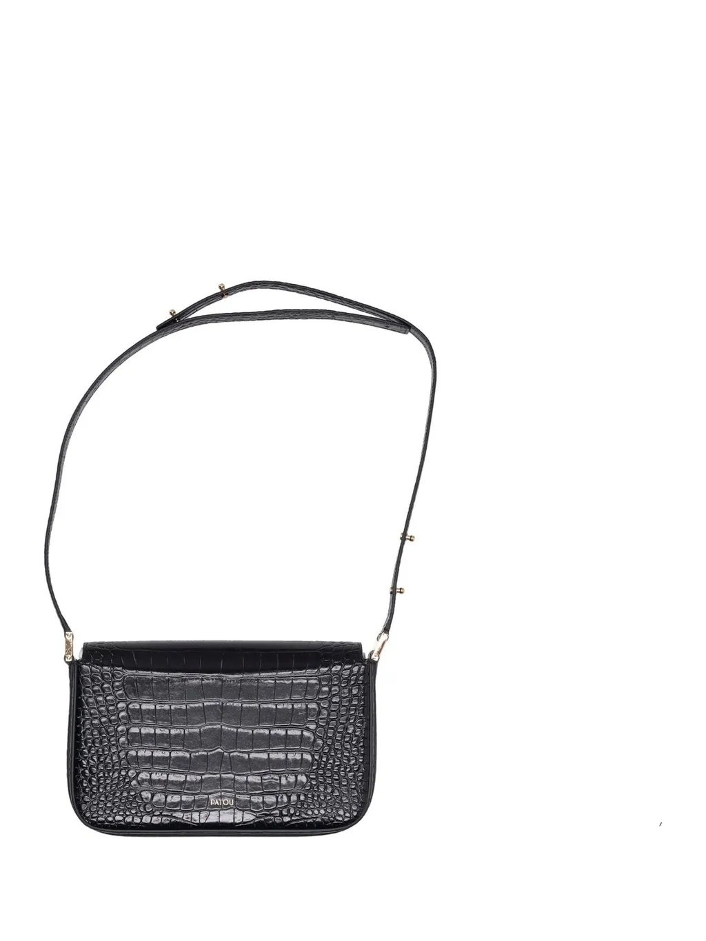 Patou Embossed Shoulder Bag